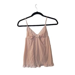 Sheer Beige lingerie top